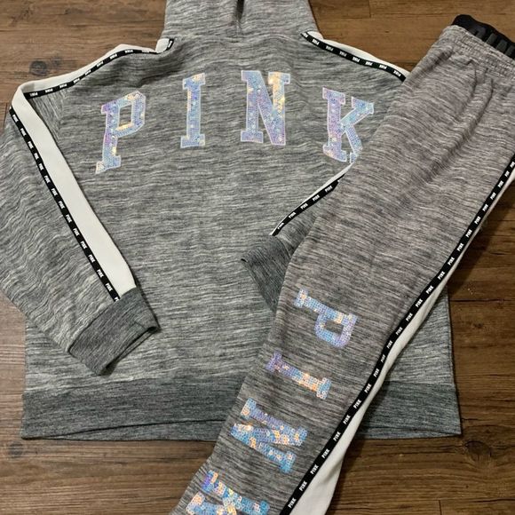 VS PINK HTF MERMAID BLING OUTFIT SET XL - Picture 3 of 12